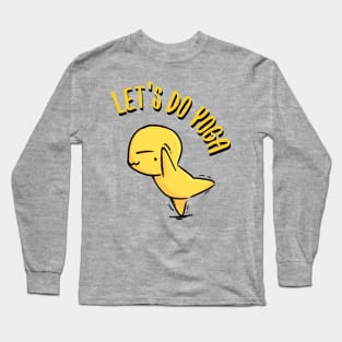 Let's do yoga | lifestyle | cute & funny character Long Sleeve T-Shirt